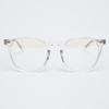 Aloeyewear [illusionist] Oversized Boston Frame Round Horn-rimmed Transparent Clear Glasses IL7411 2020G Blue Light Lens Selection