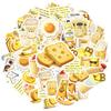 35pcs Playful Food Stickers Cute Breakfast  Stickers Funny Stickers For DIY Phone Laptop Scrapbook Bike Guitar Laptop