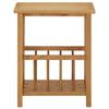 VidaXL Table à revues 45x35x55 cm Bois de chêne solide