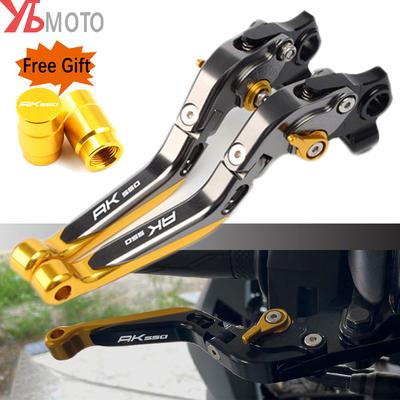 For KYMCO AK550 2017-2022 2023 AK 550 Motorcycle CNC Aluminum Extendable Adjustable Handle Lever Folding Brake Clutch Levers