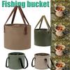 Collapsible Collapsible Bucket Portable Fishing Bucket New Multifunctional  Outdoor Bucket  Fishing