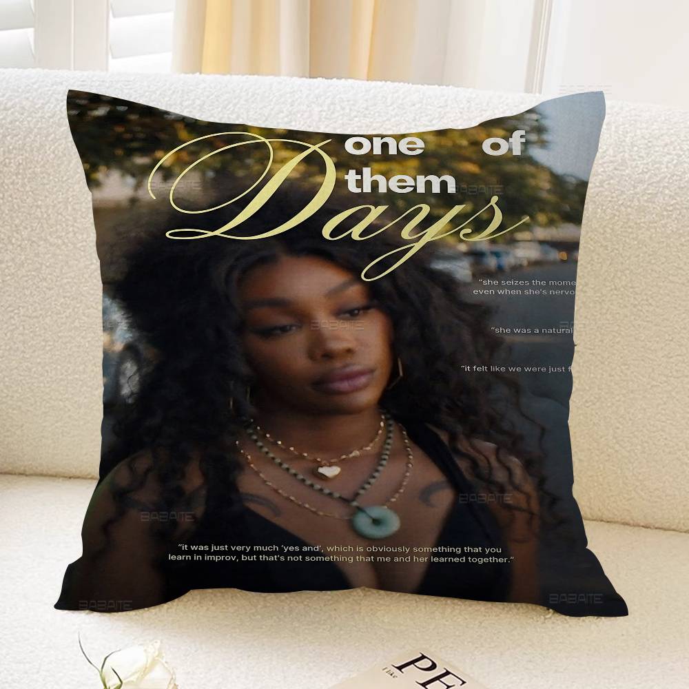 Pop Singer SSZA pillow cover sofa cushion cover home room decoration children gift