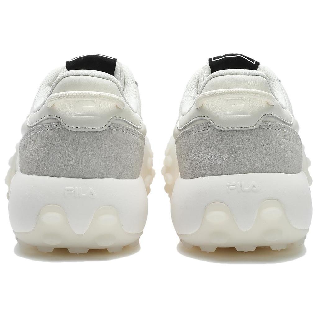 FILA Gara Fabric Leather Mesh Suede Nylon Comfortable Versatile Low-Top Casual Shoes Men sneaker White F12M423110FGD