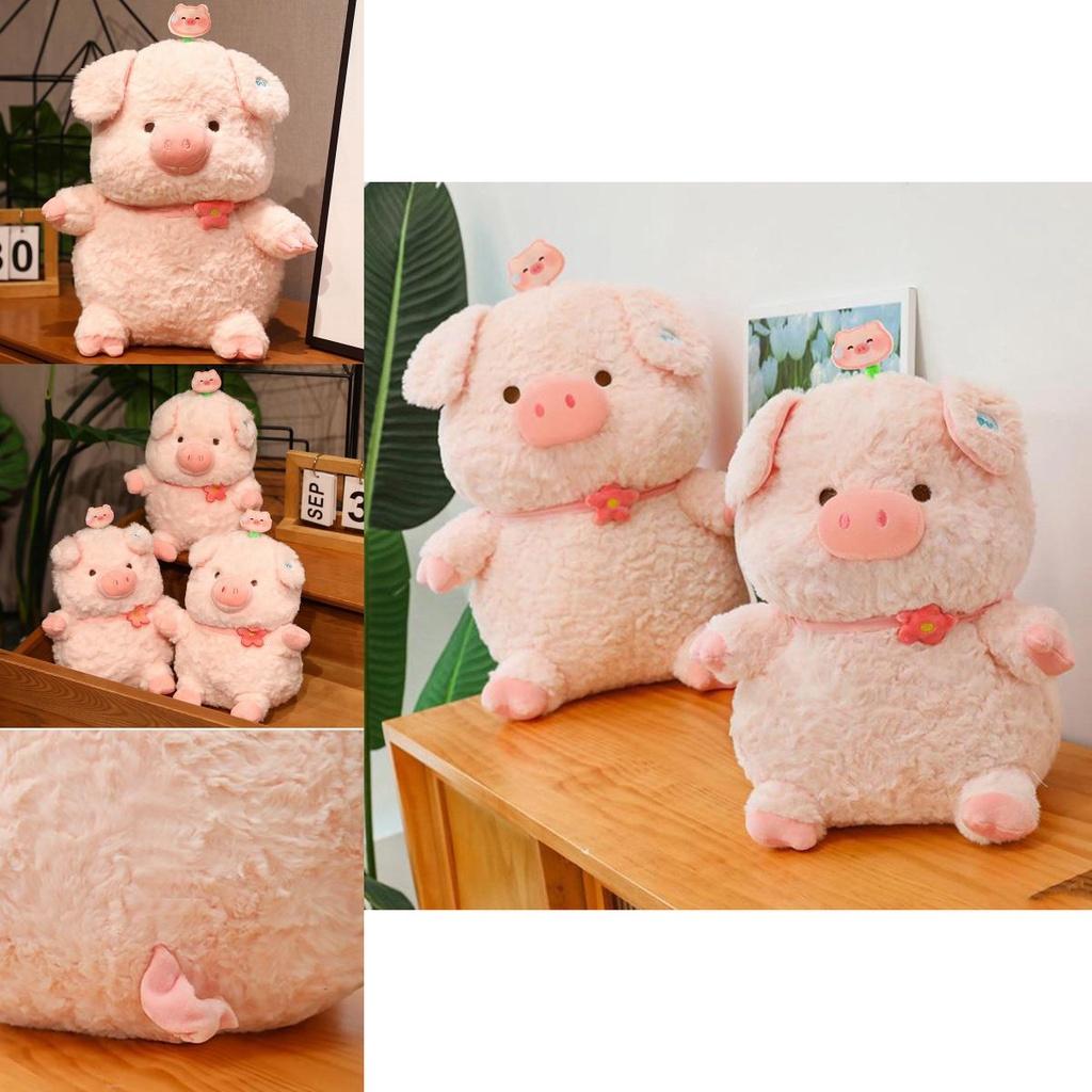 Cute Pu Pig Plush Toy Adorable Stuffed Pig Doll For Girls Soft And Huggable Animal Toy