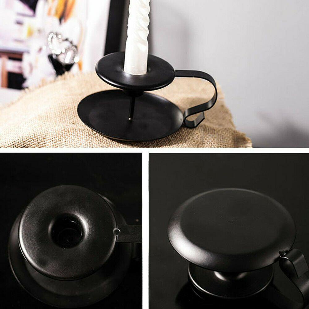 Black Decor Wedding Candelabra Stick Svícen Jídelní kovový svícen
