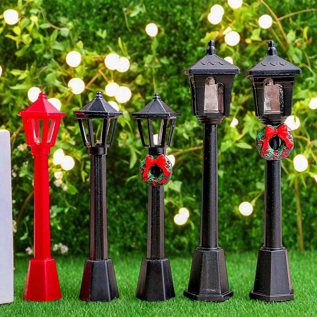 Retro Scene Decoration Mini Path Lamp With Simulation Light For Holiday Indoor Use