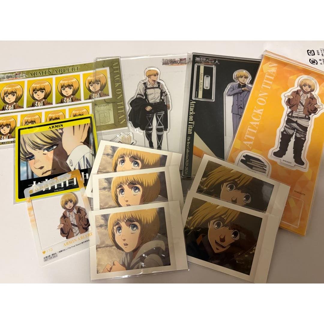 Used Attack on Titan Armin Acrylic Stand Bromide Pashakore 12-piece set