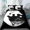 3D Print 2/3pcs Vigvisir Viking Art Constellation Bedding Set EU Single Double King US Twin Full Queen King Ethnic Bed Linen Set