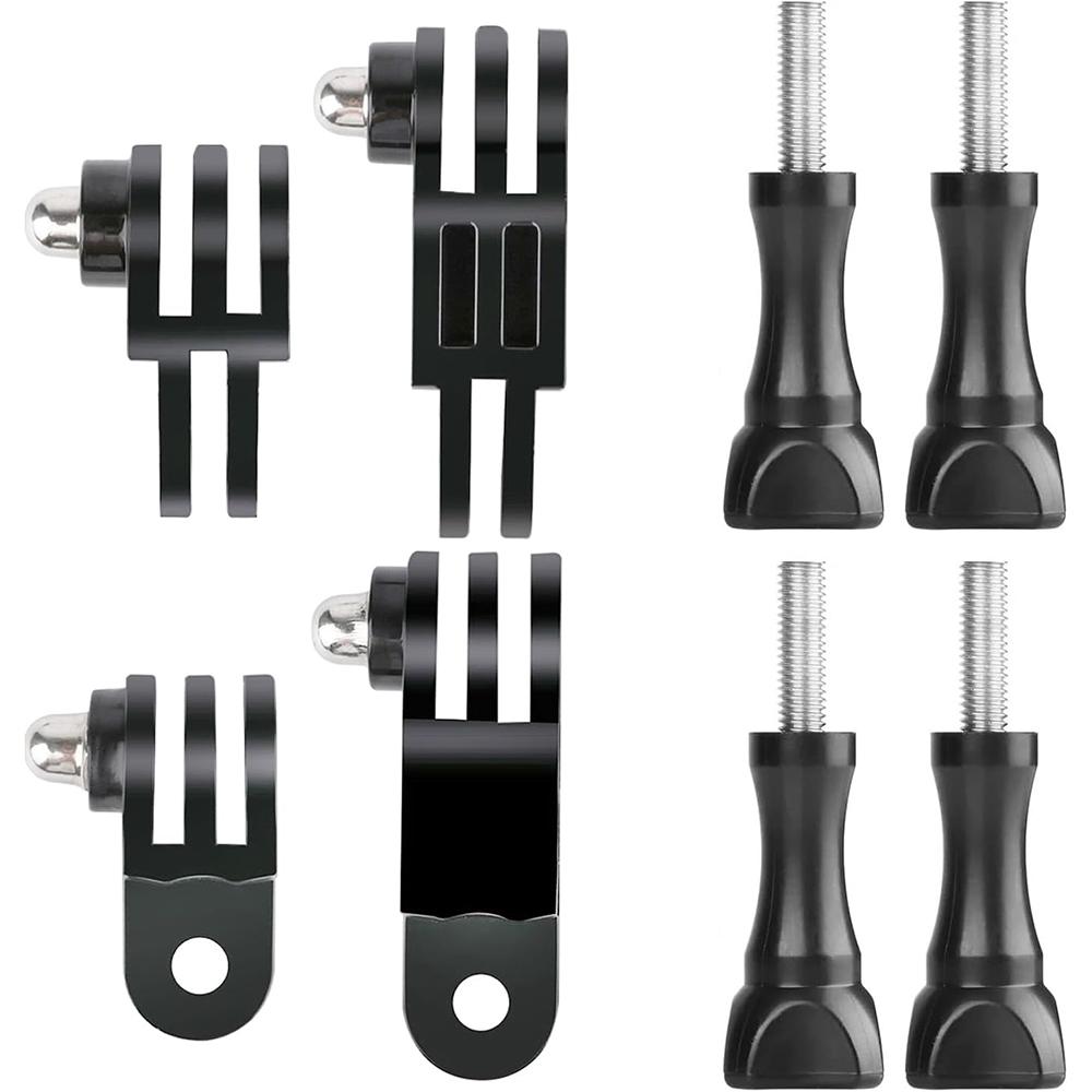 3-Way Adjustable Extension Pivot Arm Adapter Kit for GoPro Hero 11, 10, 9, 8, 7, Insta360 DJI OSMO, Same and Vertical Direction