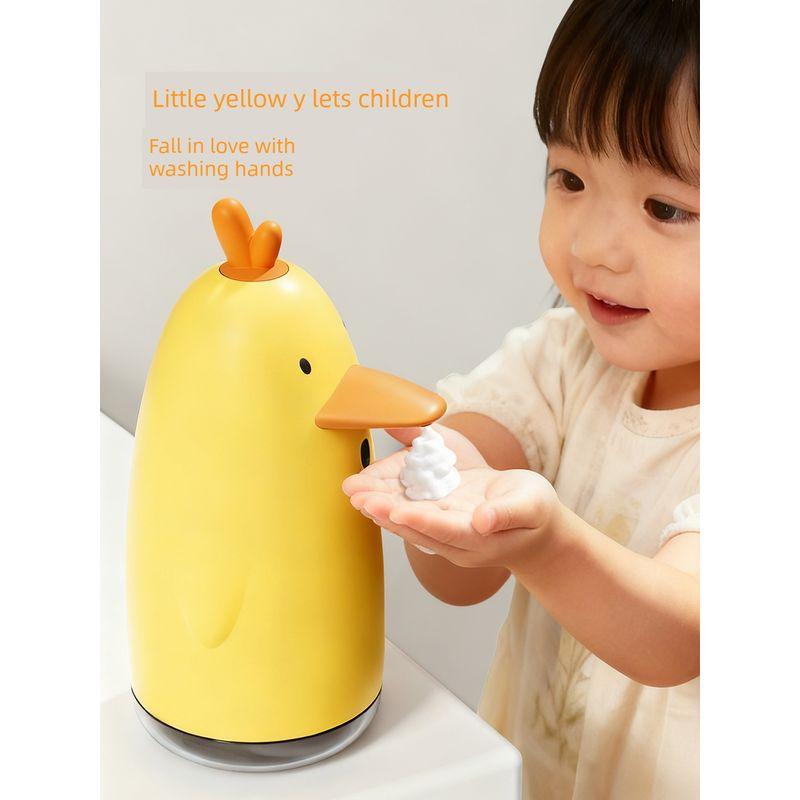 Dispenser Automatico Igienizzante Mani per Bambini, Dispenser Sapone Schiumogeno, Design Carino a Cartone Animato, Dispositivo Schiumogeno Completamente Elettrico