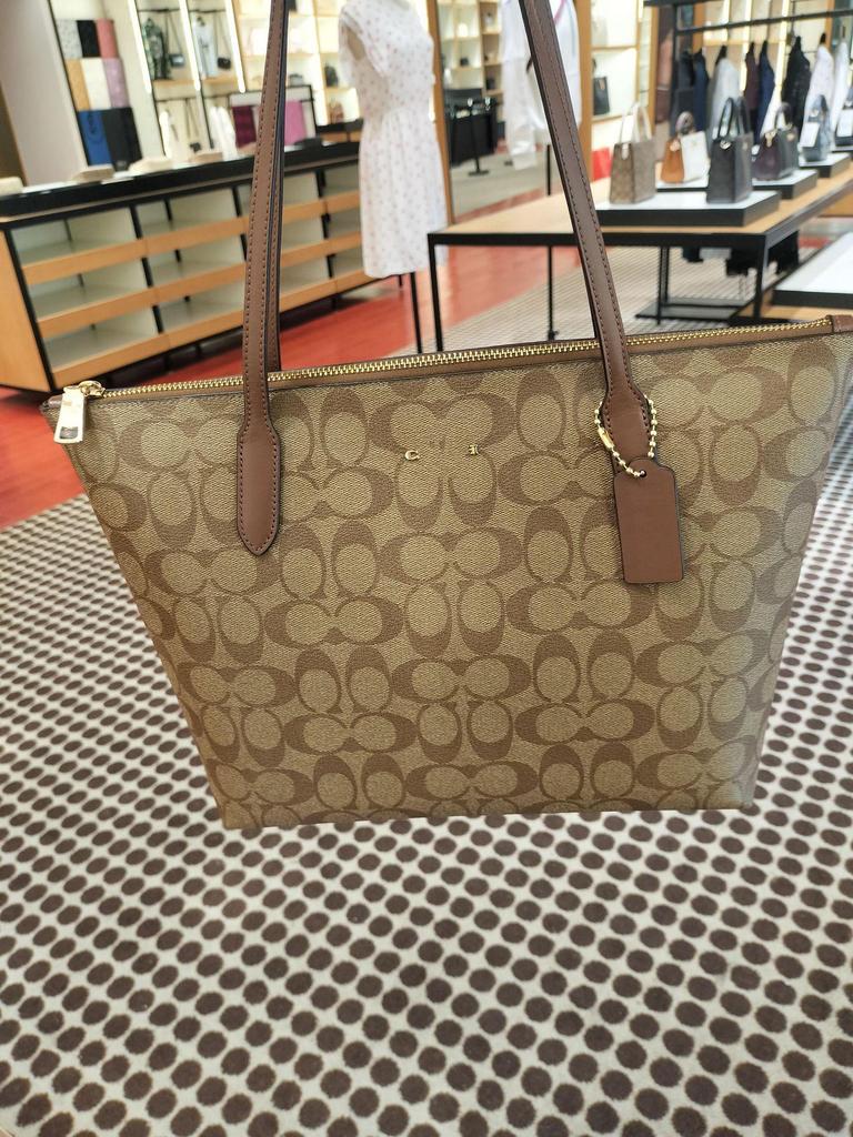 Torba z zamkiem błyskawicznym Zip30 od Kou C: Klasyczna kwiatowa torba na ramię o dużej pojemności dla kobiet