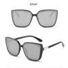 Plastic Square Oversized Women Sunglasses Brand Designer Vintage Retro Mirror Sun Glasses For Male Outdoor UV400 Protect Oculos