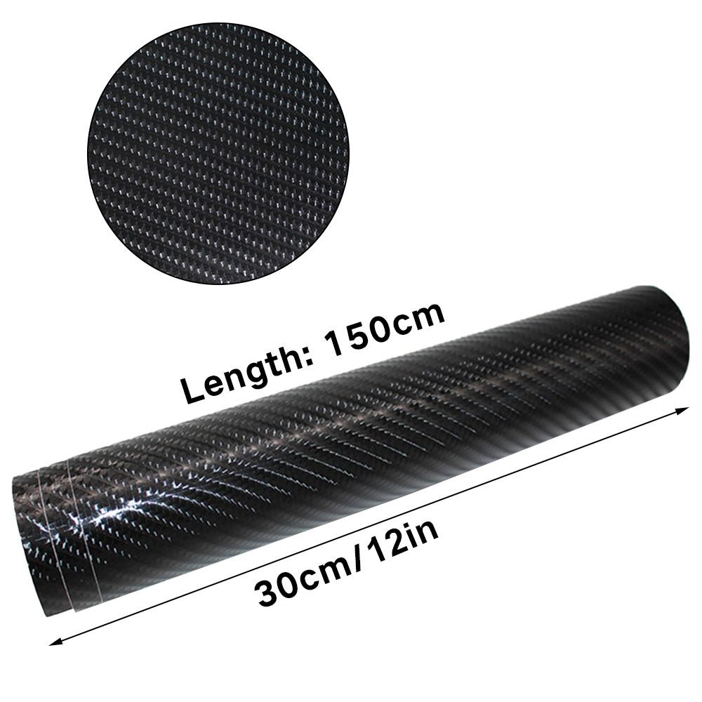 Auto Accessories Waterproof Vinyl Film Self-Adhesive DIY Car Stickers Carbon Fiber 7D Wrap Stickers