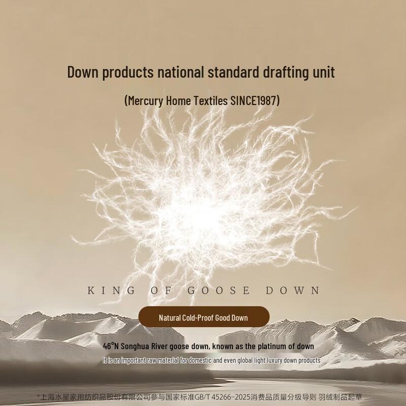 Mercury Home Textiles Premium White Goose Down Comforter