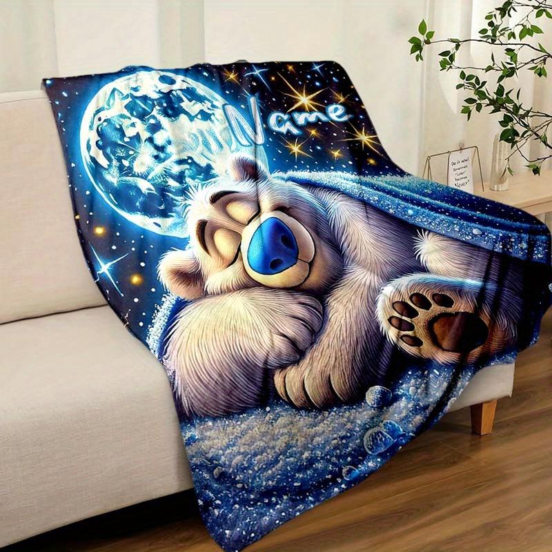 Good Night Sweet Dreams Gift Customize Your Name Blanket Warm Comfortable And Soft Blankets Are Suitable For Home Lunch Break Blanket Office Sofa Sofa