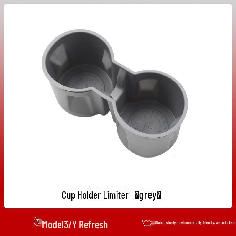 Upgraded Cup Holders & Storage Racks for Tesla Model Y/3 - Y-Series Modification Accessories