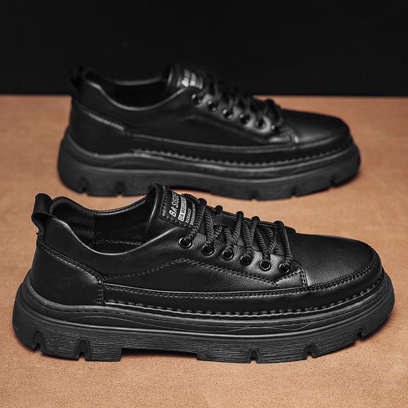 Herrenschuhe aus Leder. Herren Casual Business Lederschuhe Herren Mode Schnürschuh Derby Schuh Herren leicht bequem Outdoor Fahren