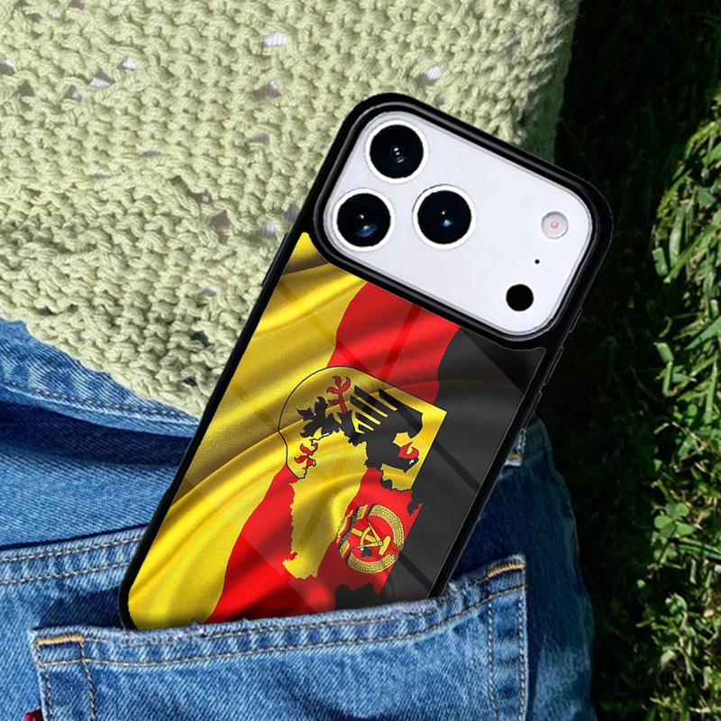 Germany Flag National Emblem phone case cover Compatible with for IPhone 17air 16e 15 14 13 12 11Pro Max 17 Air