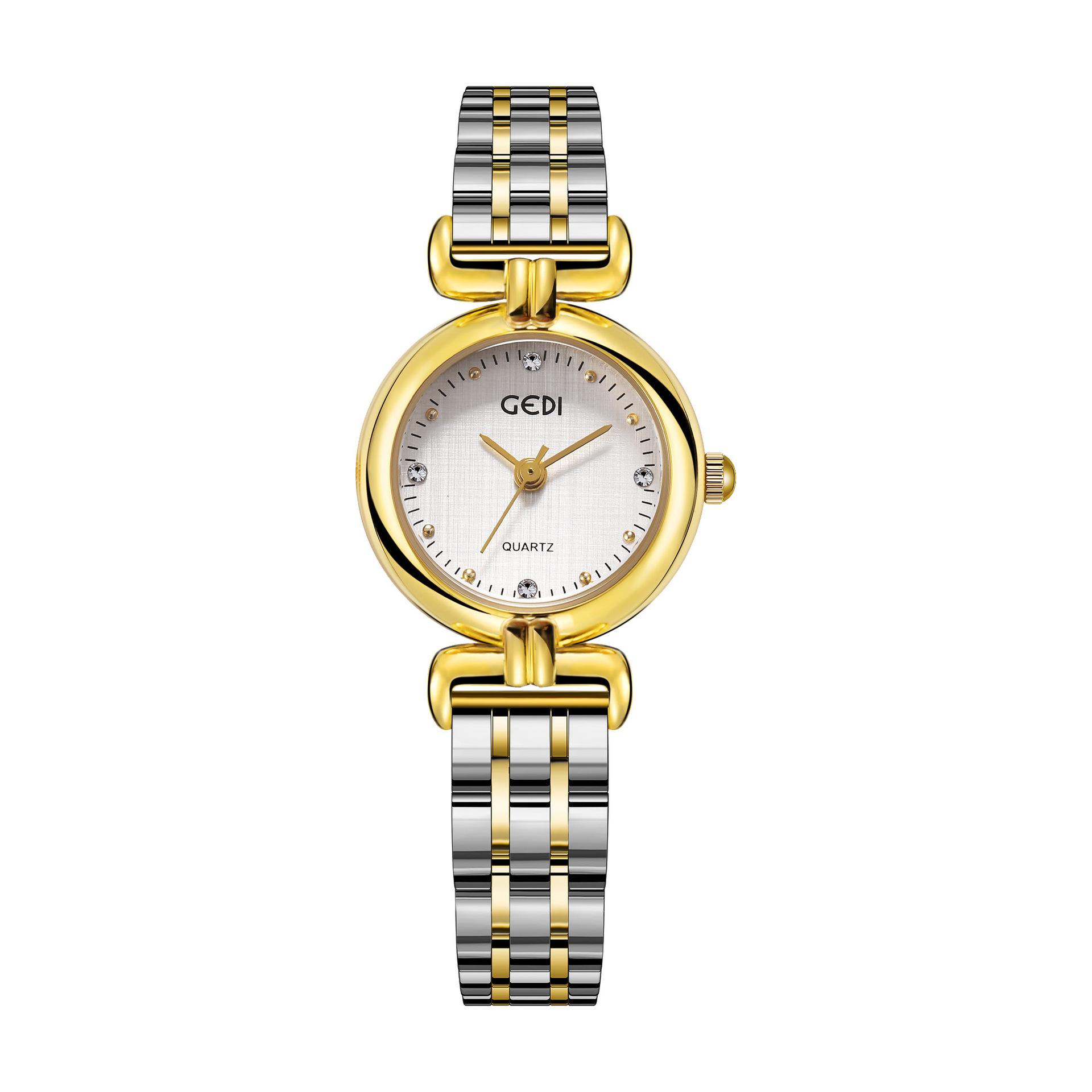

Cloth Surface Women S Watch Niche High-End Sense Medieval Watch Women S Waterproof Stainless Steel Quartz Watch