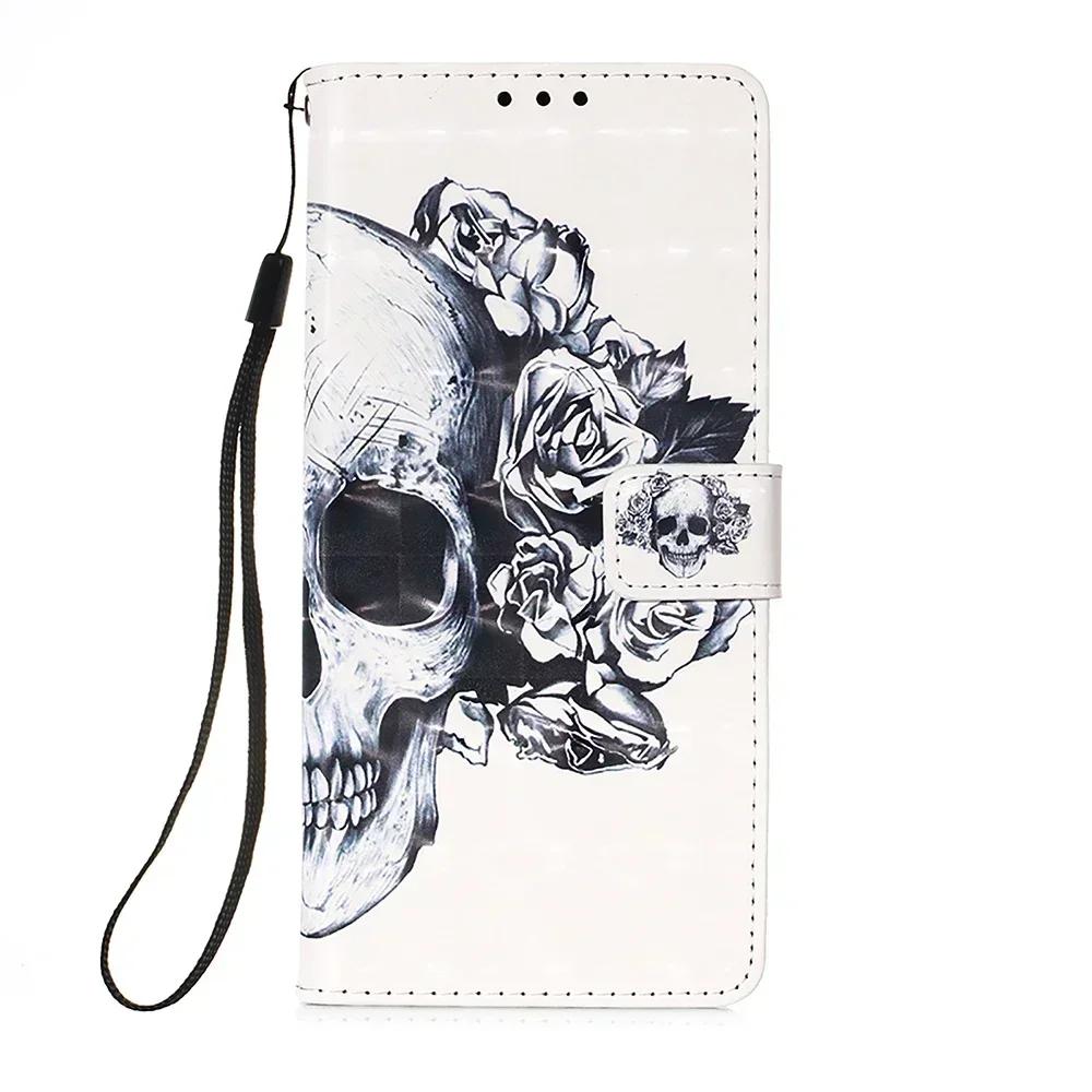 Cute Painted PU Leather Flip Case on For Xiaomi 13T 12T 11T 11 Lite 5G NE Civi 3 2 1S 11 Ultra Poco C40 Wallet Stand Book Cover