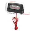 Universal 12V 4LED Motorcycle License Plate Light Rear License Plate Light With Emark Rear Tail Lamp Motorcycle Indicators Light