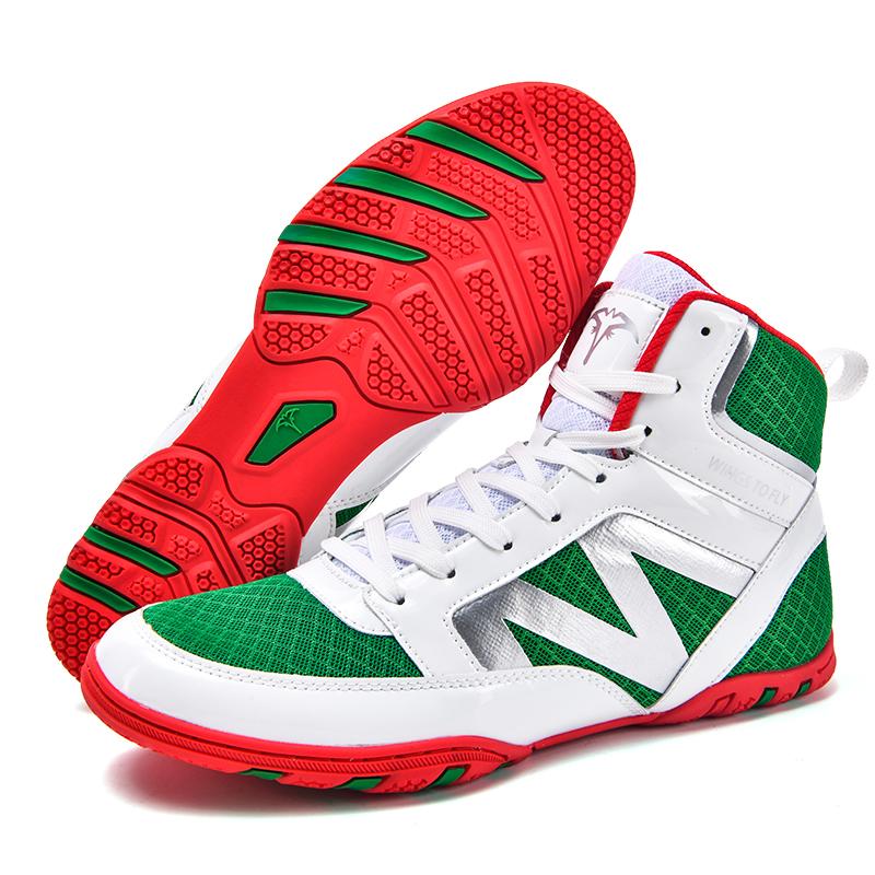 Men Professional Wrestling Shoes Quality Lightweight Big Size White Black Outdoor Man Boxing Gym Training Shoes
