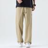 Men's Summer Ice Silk Breathable Mesh Pants: Loose, Casual, Comfortable, Versatile, Tall Slimming, Trendy