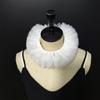 Dámský viktoriánský styl Síťovaný volánkový falešný límeček Choker Tyl na krk Pro Cosplay Halloweenské večírky A večerní akce