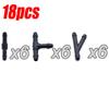 18/90PCS Windscreen Washer Joiner Pipe Connector T Piece Straight 3 Way Y Piece Air Fuel Water Petrol Wiper Washer Nozzle Hose
