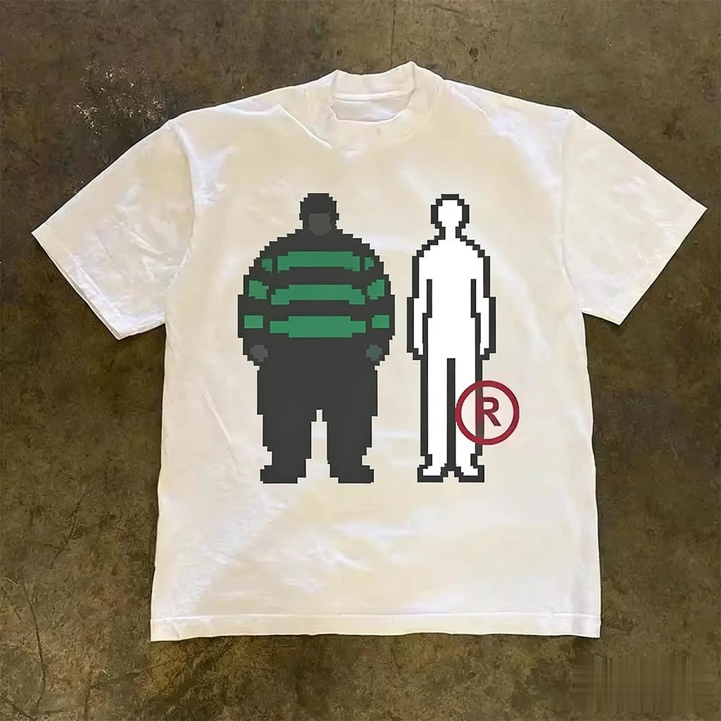 2026 Summer Comfortable Oversized T Shirt New Niche Street Style Versatile Shortsleeved Tshirt Unisex Casual Trend Tees Tops