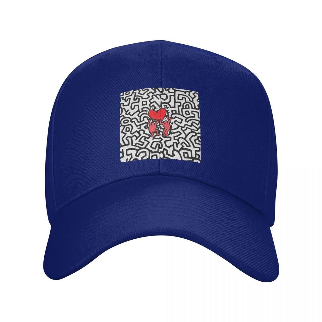 Cappellini da Baseball Geometrici Haring Graffiti Migliori Amici Moda Uomo Donna Cappelli Cappellino da Esterno Cappellino da Baseball Hip Hop Casquette