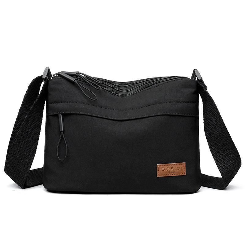 

Women s 2026 Oxford Cloth Lightweight Crossbody Bag - Versatile Nylon Fashion Shoulder Bag чорний