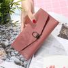 Leather Women Wallets Lady Moneybags Woman Envelope Wallet Cards ID Holder Bags