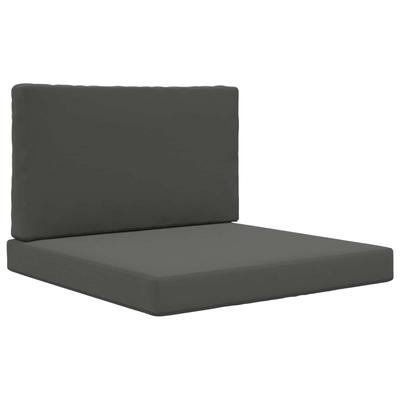 Outdoor Sofa Cushions 2 Pcs Anthracite Polyester