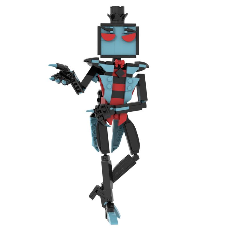 New Hazbin Hotel Vox Building Blocks Toys Assembly Figure Hazbin Hotel Collection Bricks Action Figure Desk Ornament Kids Gift