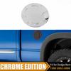 Chrome Fuel Gas Door Panel Cover Trim Decor Garnish for Dodge for Ram 2002-2008