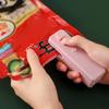 ABS Stainless Steel Heat Sealer Mini Handheld Sealing Vacuum Machine Snack Plastic Storage Kitchen Storage Bag Clips