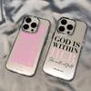 Luxury Creative English Design Phone Case For IPhone 17 16 15 14 13 12 11 Pro Max Case 14 Plus 17 Air Soft Clear Silicone Cover