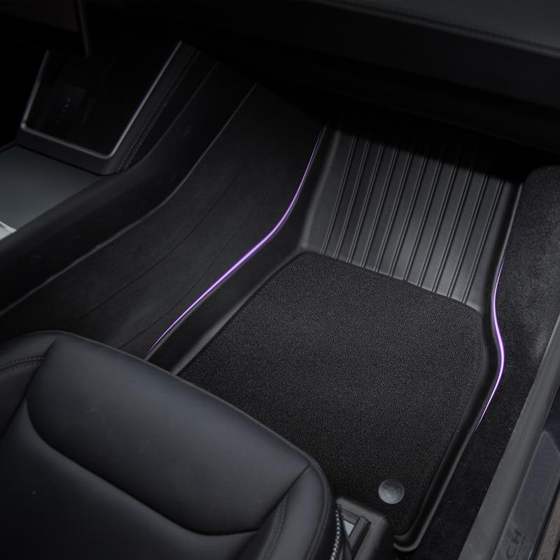 Custom TPE Floor Mats for 2025 Tesla Model 3/Y - Premium Car Accessories