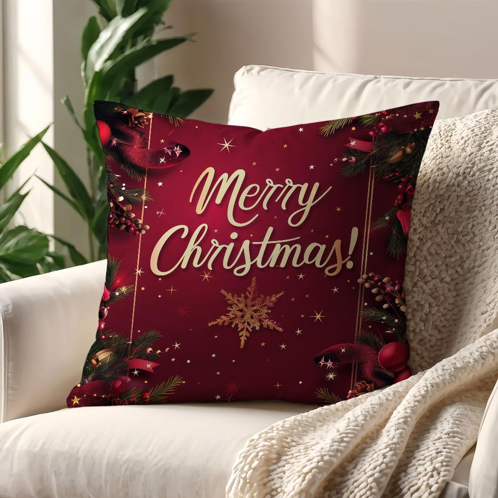 Christmas Nutcracker Cushion Cover Best Home Office Coffee Pillow Sofa Printing Decoration Room Shop Car Nordic Simplicity Hit