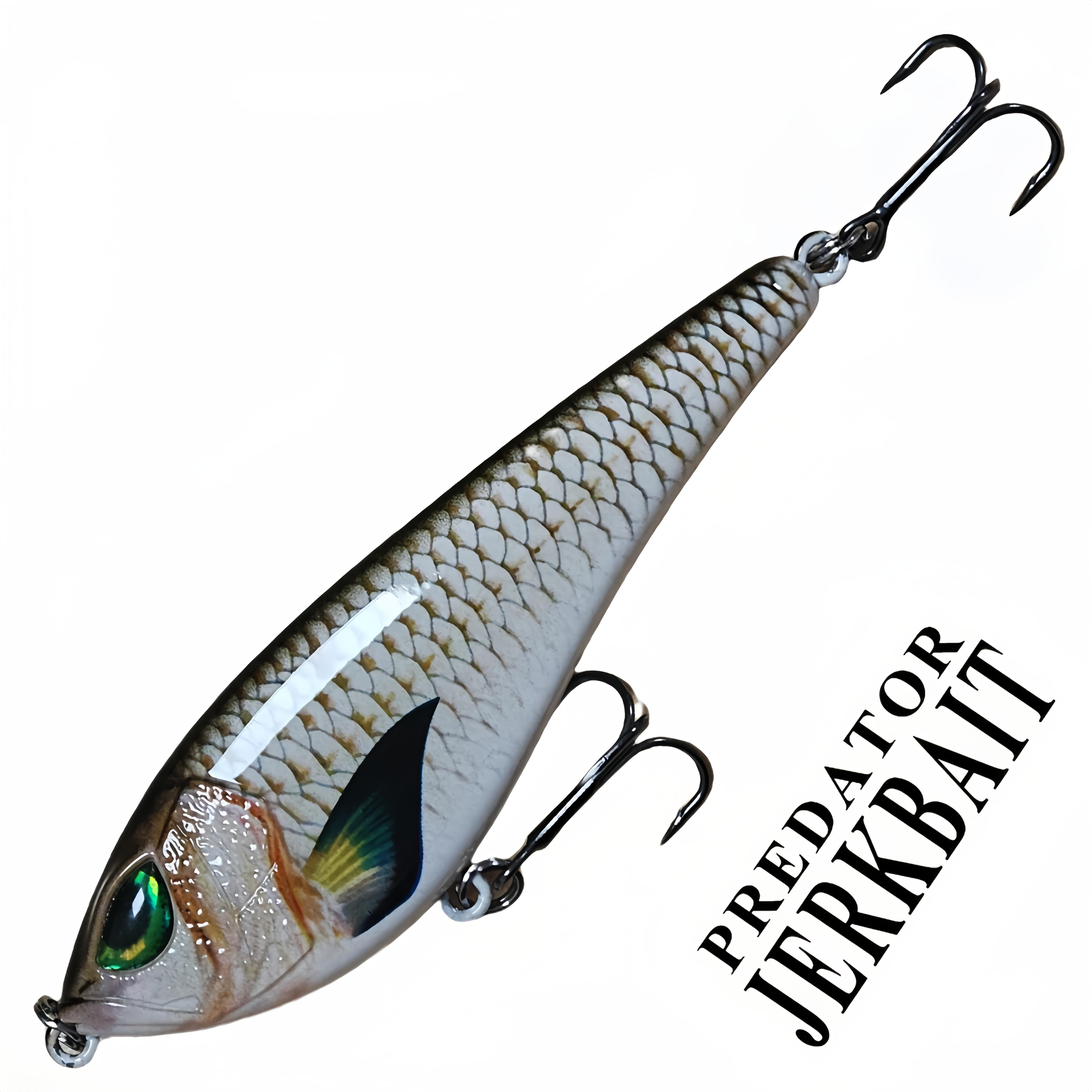 Large Size 13cm 40.5g Lure Bass Jerkbait Imitation Bait with Rattle Beads