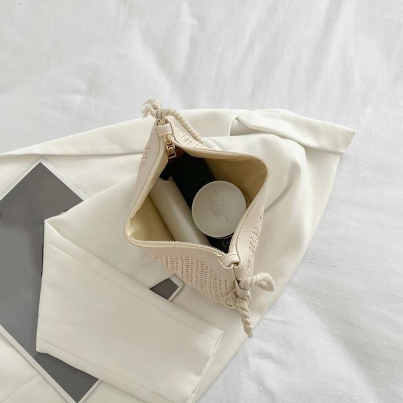 Yogodlns модная тканая соломенная сумка ручной работы из ротанга сумки через плечо — фото 4