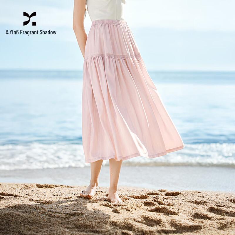 Women s Elegant High-Waist Pleated Midi Skirt S