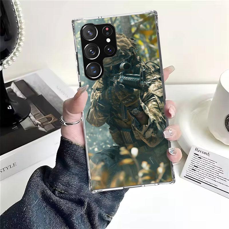 Military Army Special Forces Soft Phone Case For Samsung Galaxy S22 S23 S24 S25 Edge S26 Ultra S20 FE S21 Plus + Fundas Coque Ga