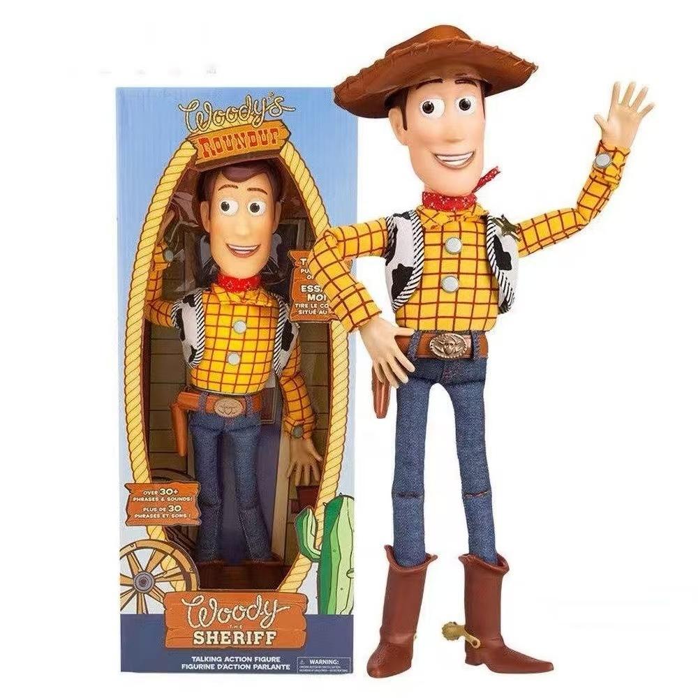 

Toy Story Cartoon Figure 40cm Cute Woody Jessie Phonate Cartoon Toy Doll Children Birthday Model Decoration Gift