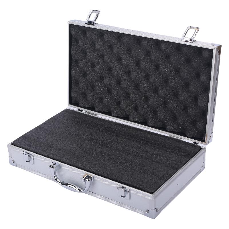 Multiple specifications Aluminum Toolboxes Silver Metal Safety Equipment Cases Portable Instrument Storage Boxes With Handles