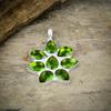Peridot Gemstone Handmade 925 Sterling Silver Jewelry Pendant 1.97" M-93