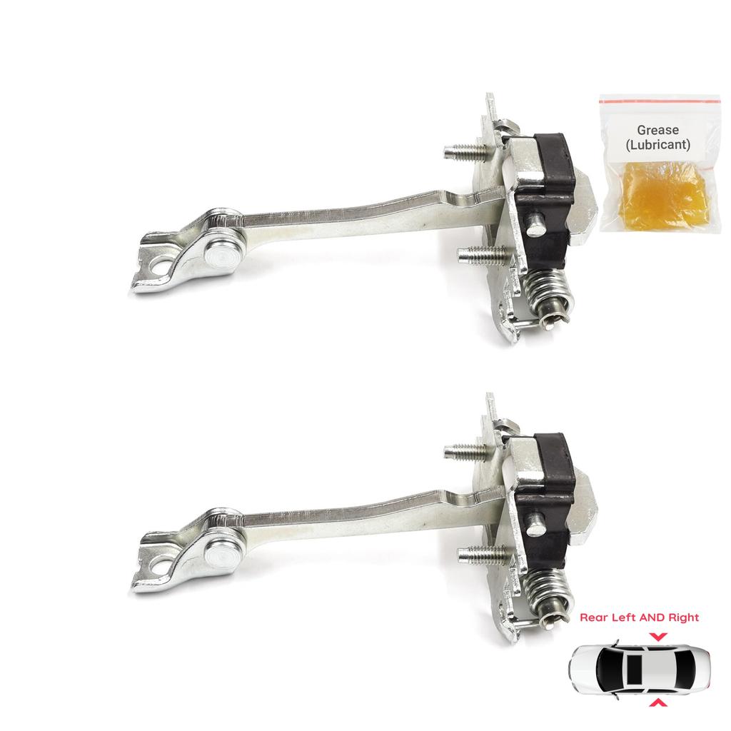 EDP946-1 2 Pieces Rear Left AND Right Door Catch Hinge Brake Stop Check Strap Limiter for Citroen C3 MK2 SC A51 2009-2016 9181Q5