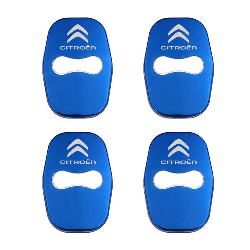 

Anti-Rust Metal Car Door Lock Covers 4PCS Stickers, Designed for Citroen C4/C3/C5/C1/C2/Berlingo/Picasso/Saxo/DS3/Jumpy/C-Elysee
