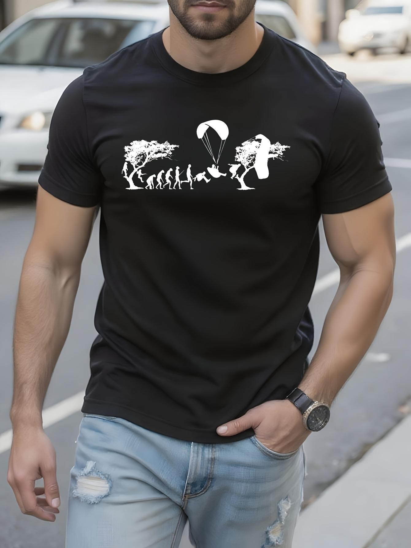 Heavyweight 100% Cotton Big Tshirt Minimalist Graphic Tee... M